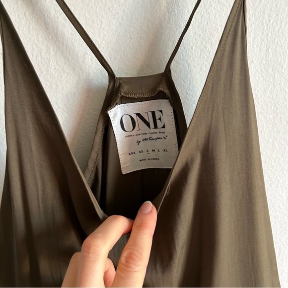 One Teaspoon Sz S Military Green Relaxed Harem Pants Jumpsuit - Picture 6 of 11